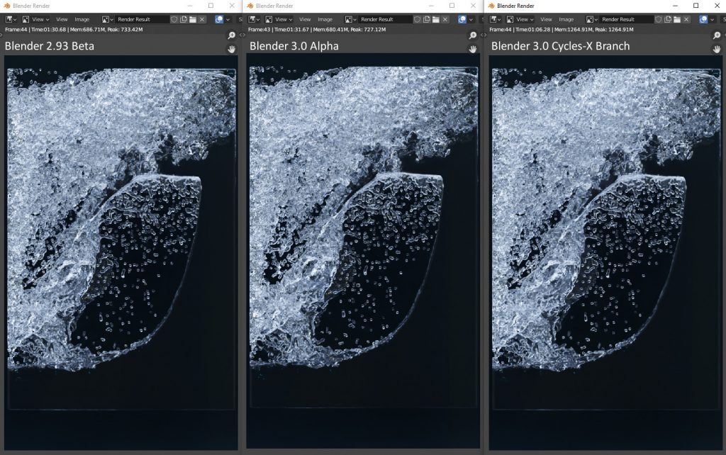Cycles X Render Comparison